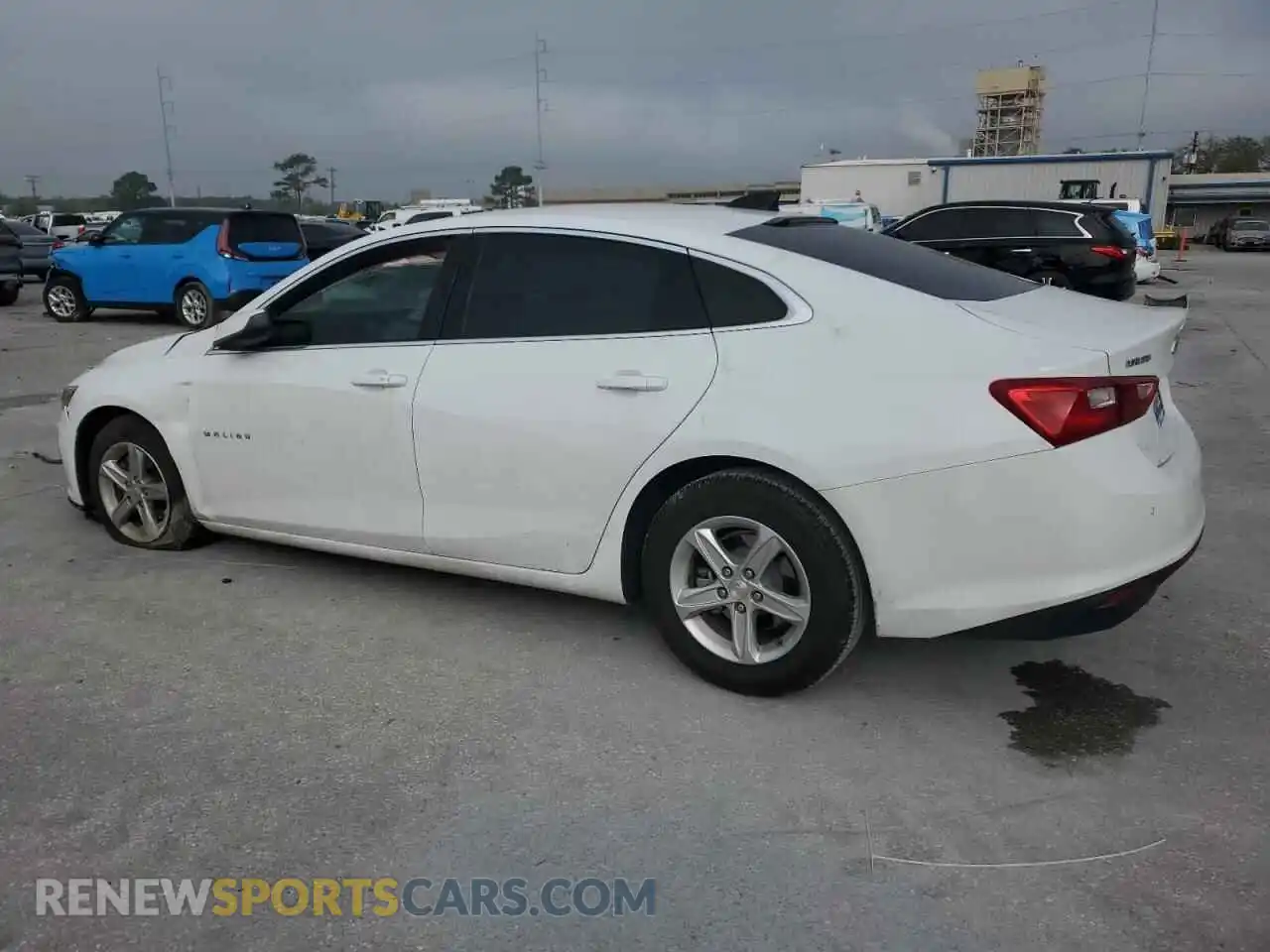 2 Photograph of a damaged car 1G1ZB5ST8MF049707 CHEVROLET MALIBU 2021
