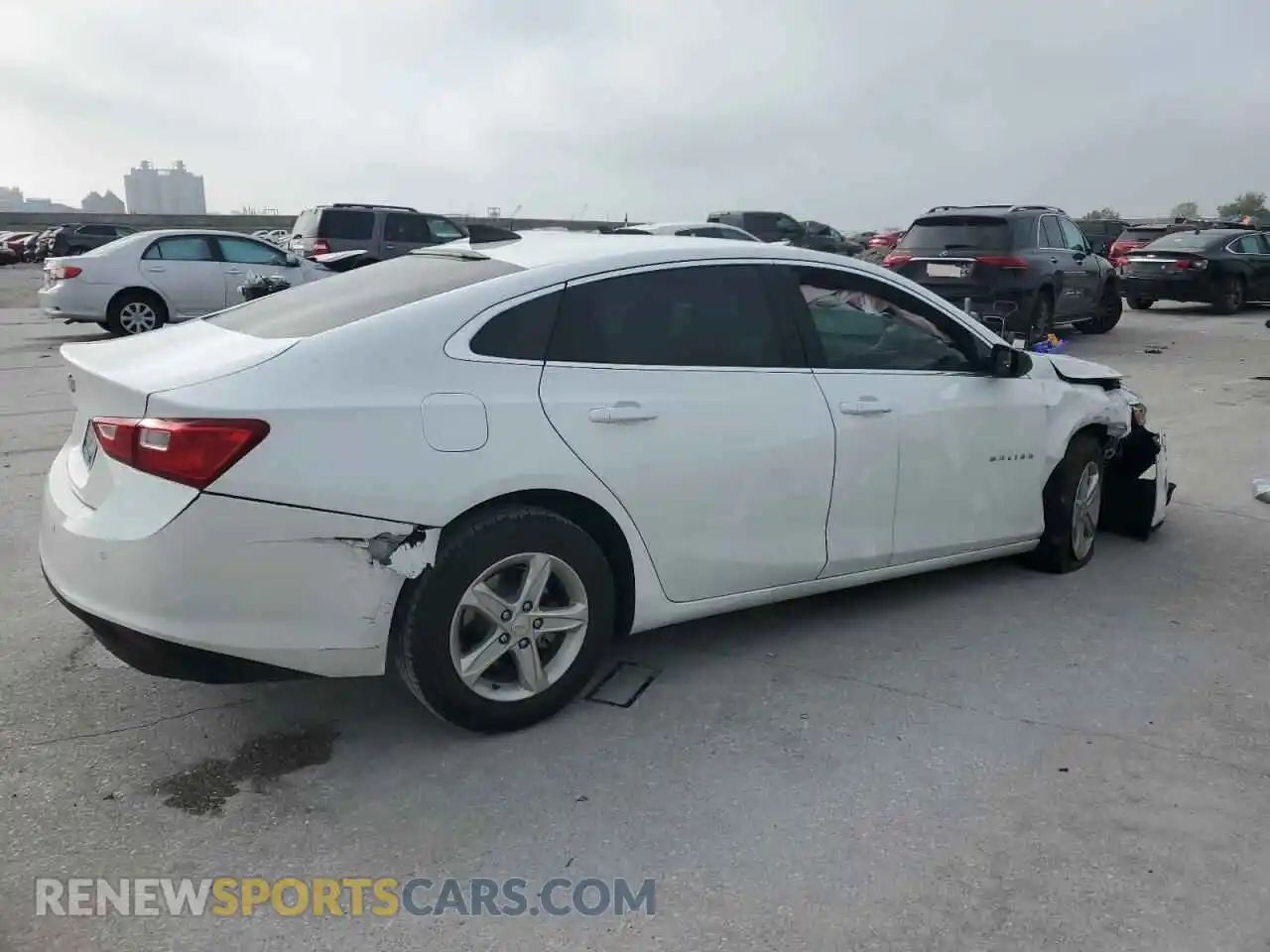 3 Photograph of a damaged car 1G1ZB5ST8MF049707 CHEVROLET MALIBU 2021