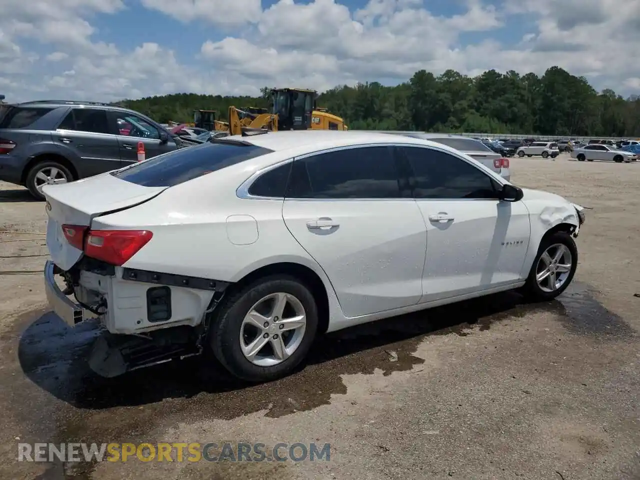 3 Photograph of a damaged car 1G1ZB5ST8MF059444 CHEVROLET MALIBU 2021