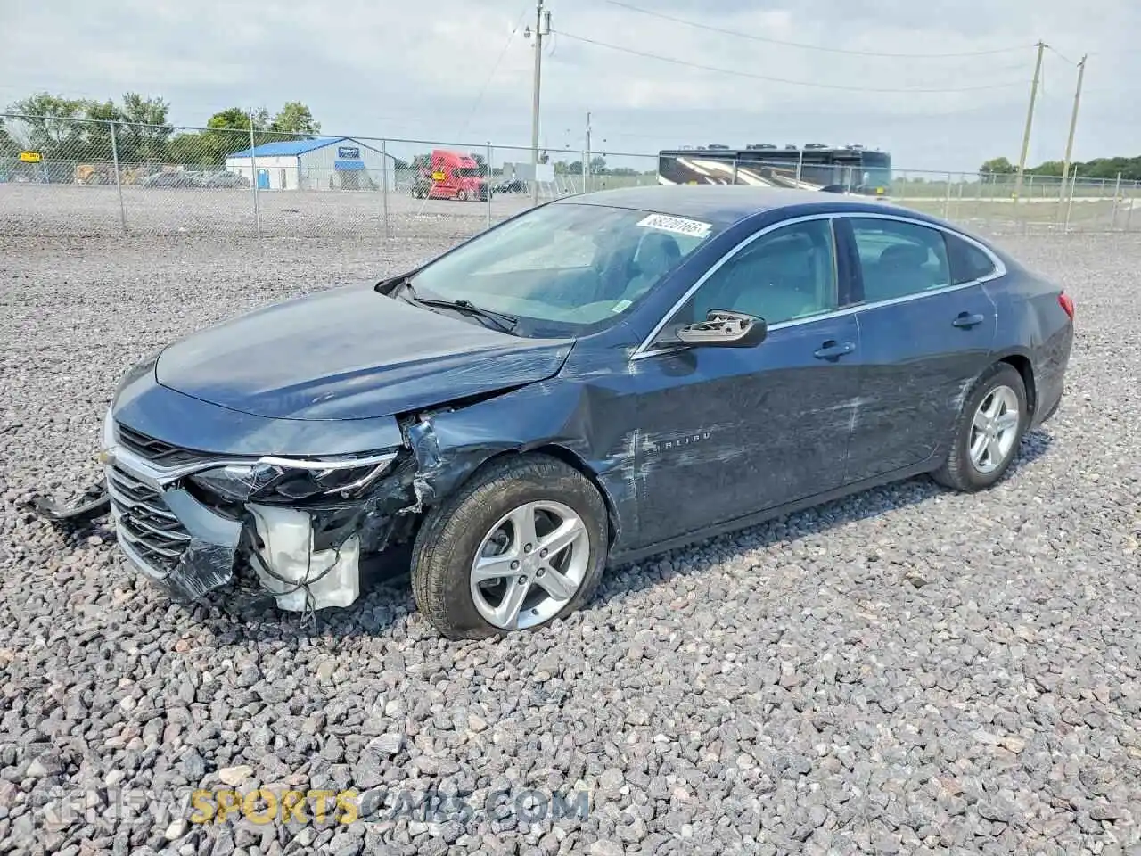 1 Photograph of a damaged car 1G1ZB5ST9MF007708 CHEVROLET MALIBU 2021