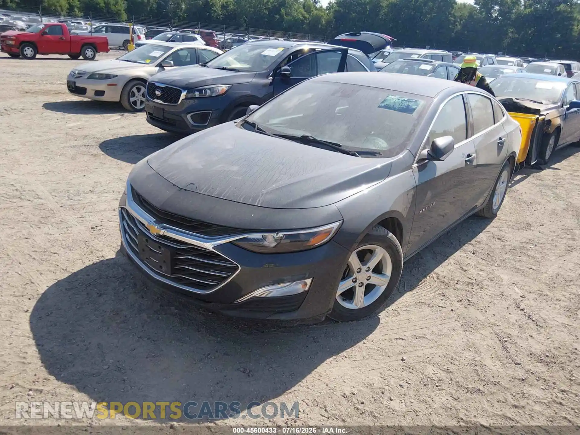 2 Photograph of a damaged car 1G1ZB5ST9MF042376 CHEVROLET MALIBU 2021