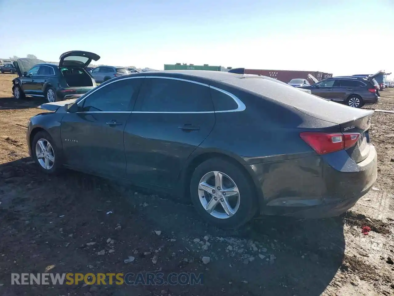 2 Photograph of a damaged car 1G1ZB5ST9MF058626 CHEVROLET MALIBU 2021
