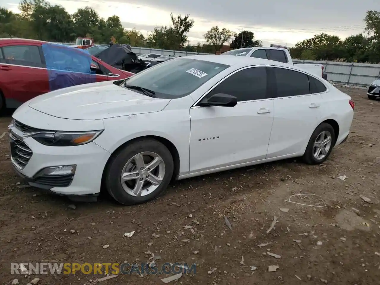 1 Photograph of a damaged car 1G1ZB5STXMF017275 CHEVROLET MALIBU 2021