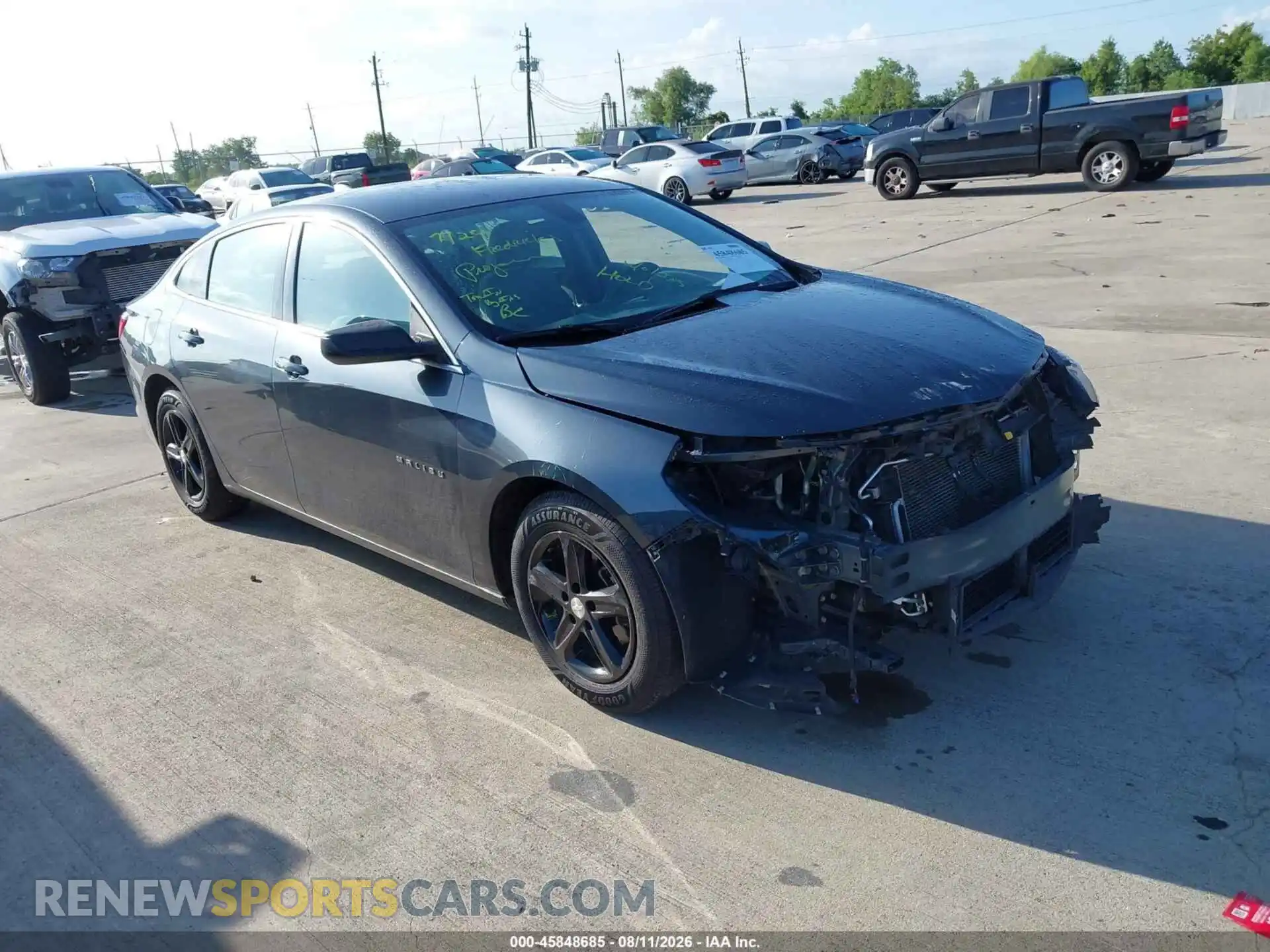 1 Photograph of a damaged car 1G1ZB5STXMF037106 CHEVROLET MALIBU 2021
