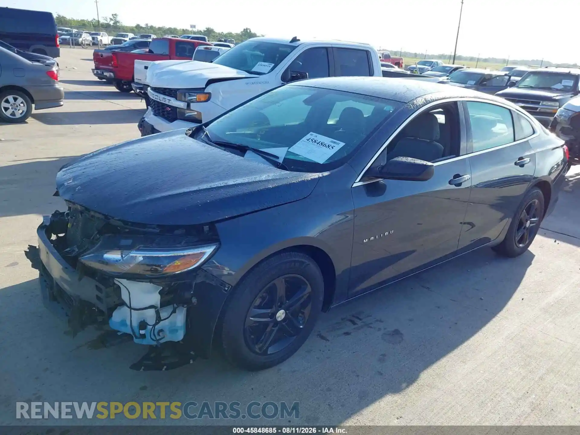 2 Photograph of a damaged car 1G1ZB5STXMF037106 CHEVROLET MALIBU 2021
