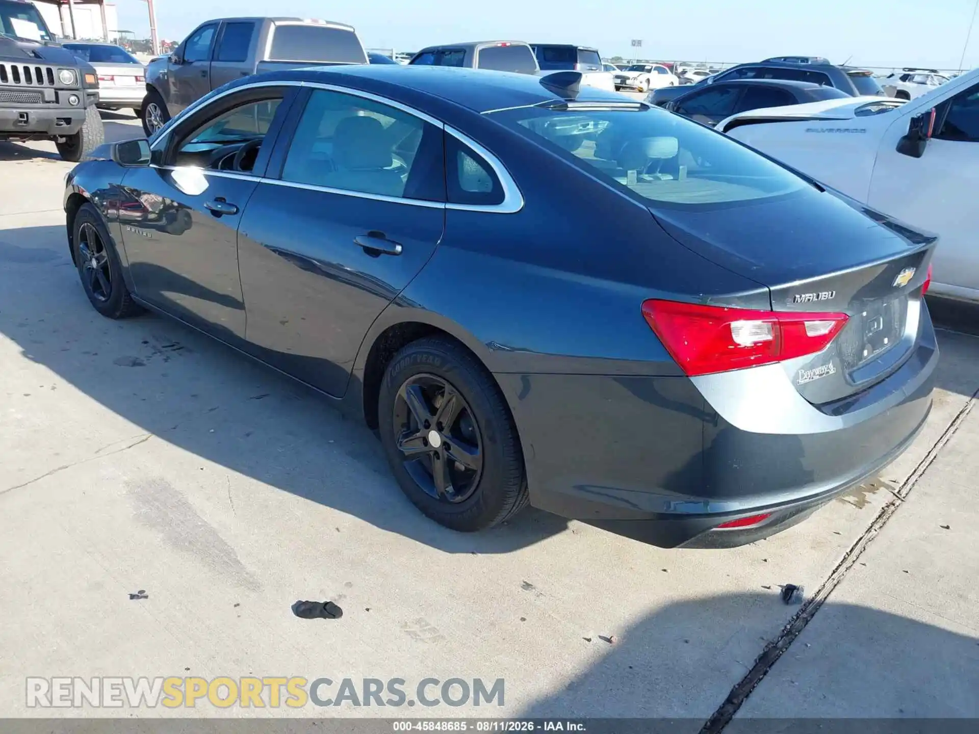 3 Photograph of a damaged car 1G1ZB5STXMF037106 CHEVROLET MALIBU 2021