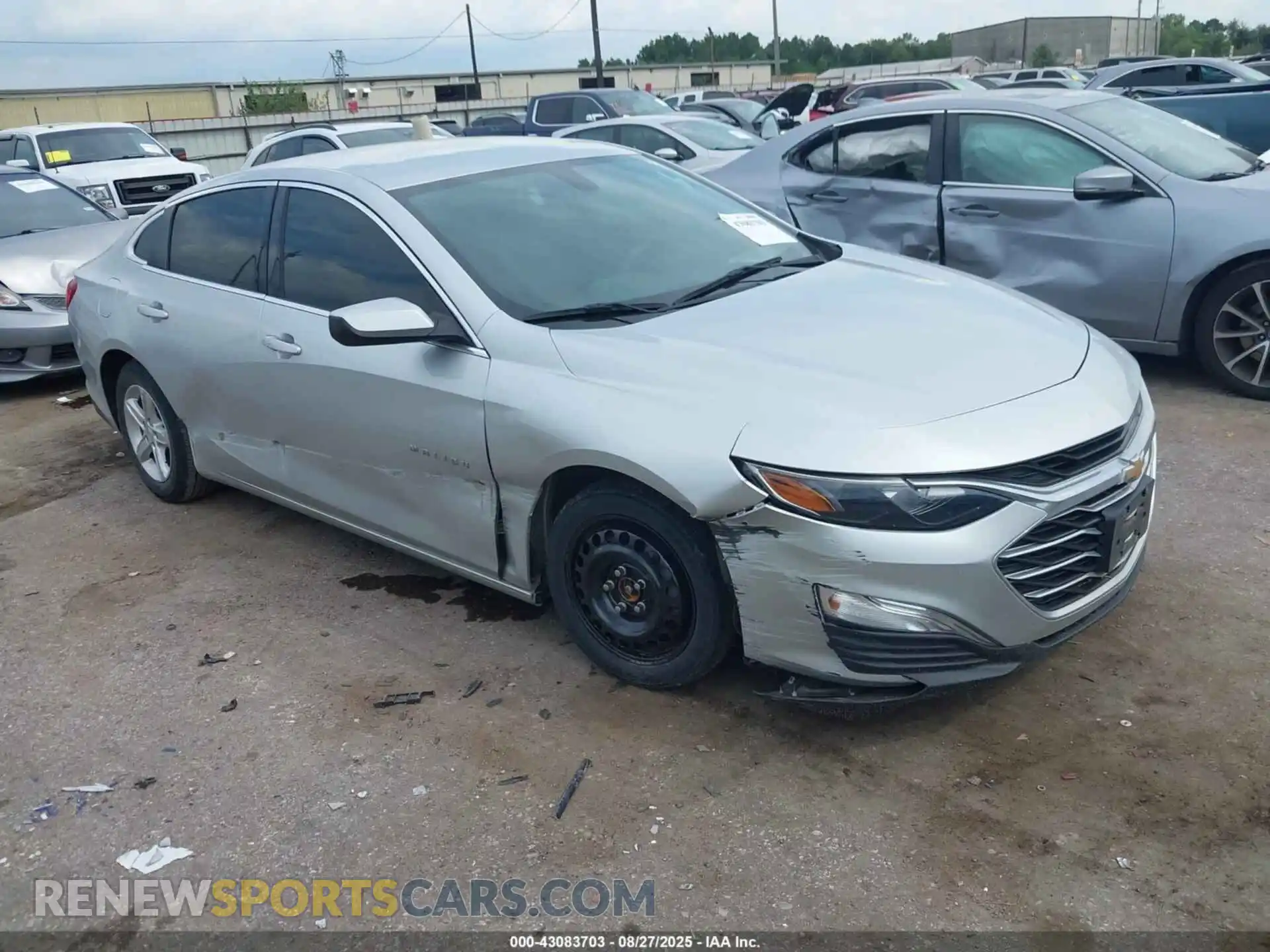 1 Photograph of a damaged car 1G1ZB5STXMF041429 CHEVROLET MALIBU 2021