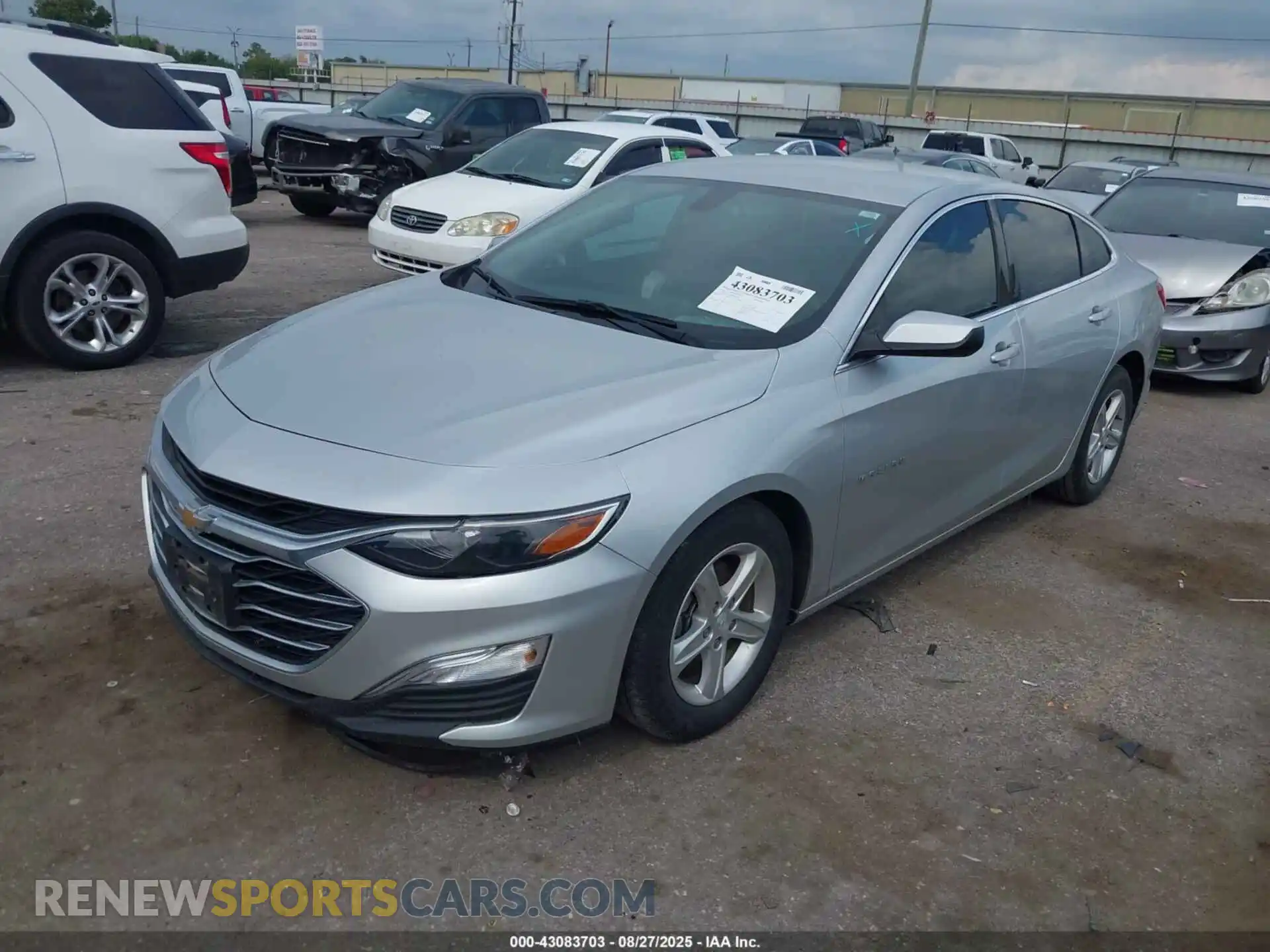 2 Photograph of a damaged car 1G1ZB5STXMF041429 CHEVROLET MALIBU 2021