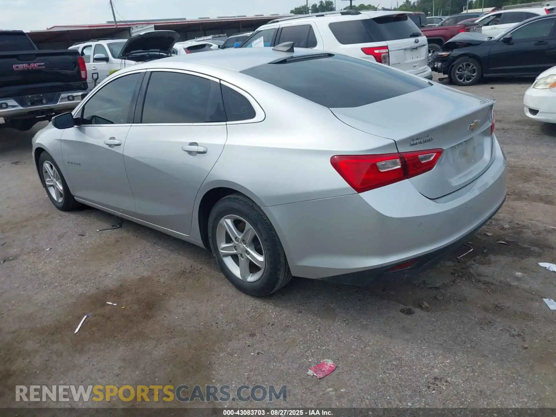 3 Photograph of a damaged car 1G1ZB5STXMF041429 CHEVROLET MALIBU 2021
