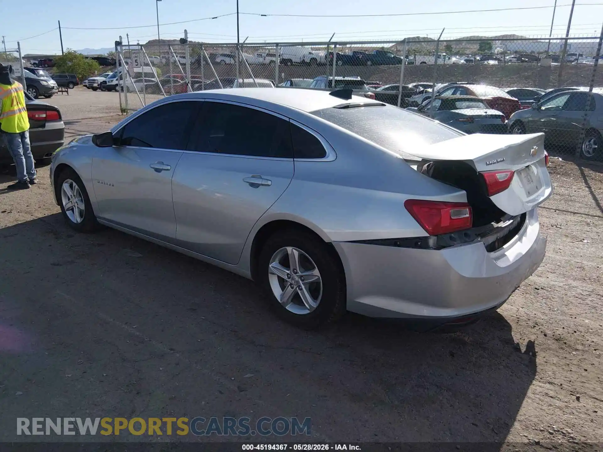 3 Фотография поврежденного автомобиля 1G1ZB5STXMF053838 CHEVROLET MALIBU 2021