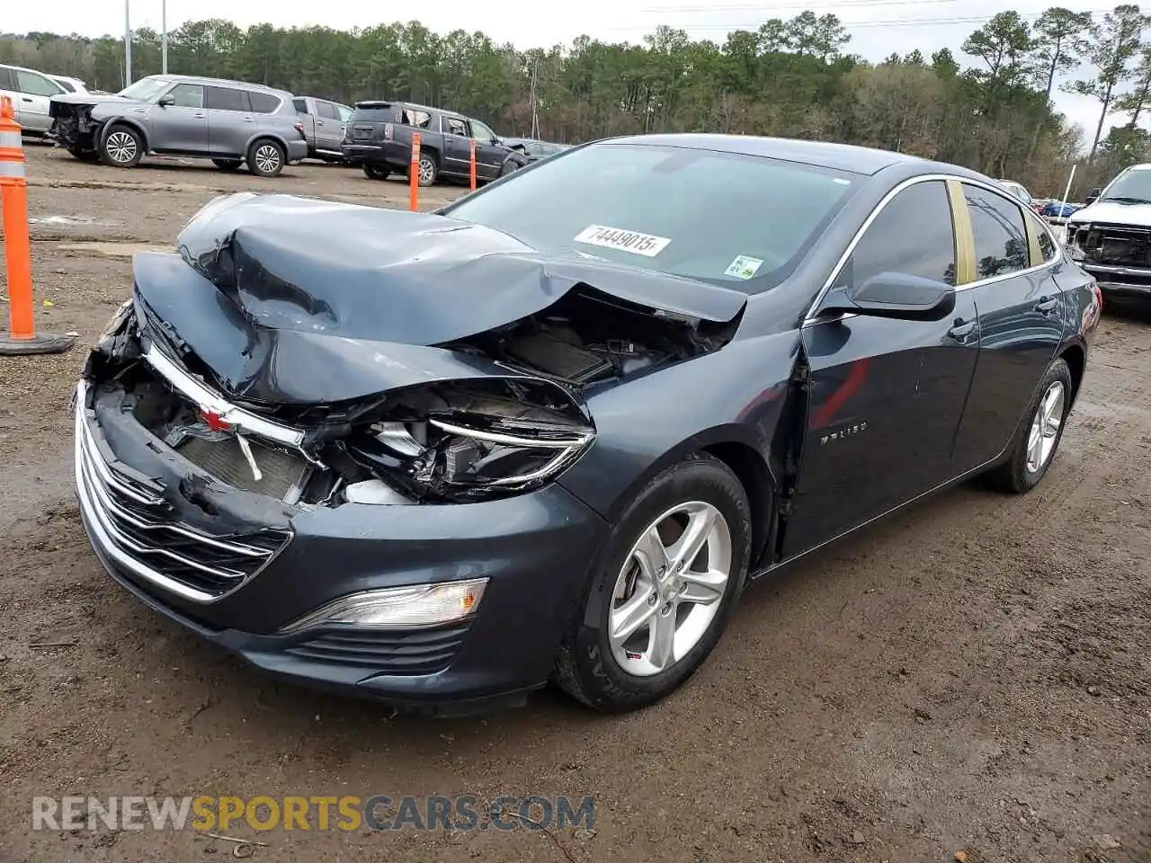 1 Photograph of a damaged car 1G1ZB5STXMF056030 CHEVROLET MALIBU 2021