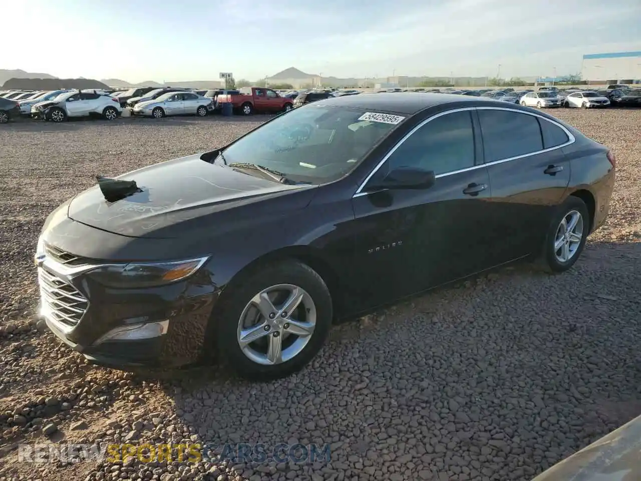 1 Photograph of a damaged car 1G1ZB5STXMF058215 CHEVROLET MALIBU 2021