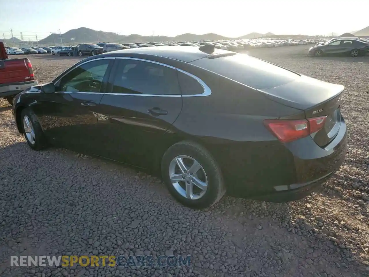 2 Photograph of a damaged car 1G1ZB5STXMF058215 CHEVROLET MALIBU 2021