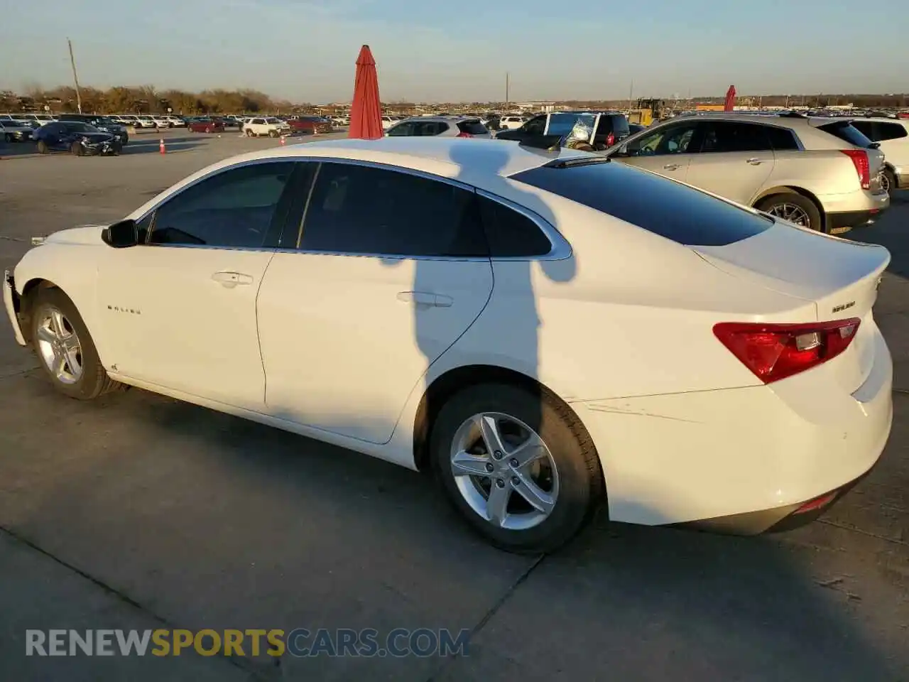 2 Photograph of a damaged car 1G1ZB5STXMF058408 CHEVROLET MALIBU 2021