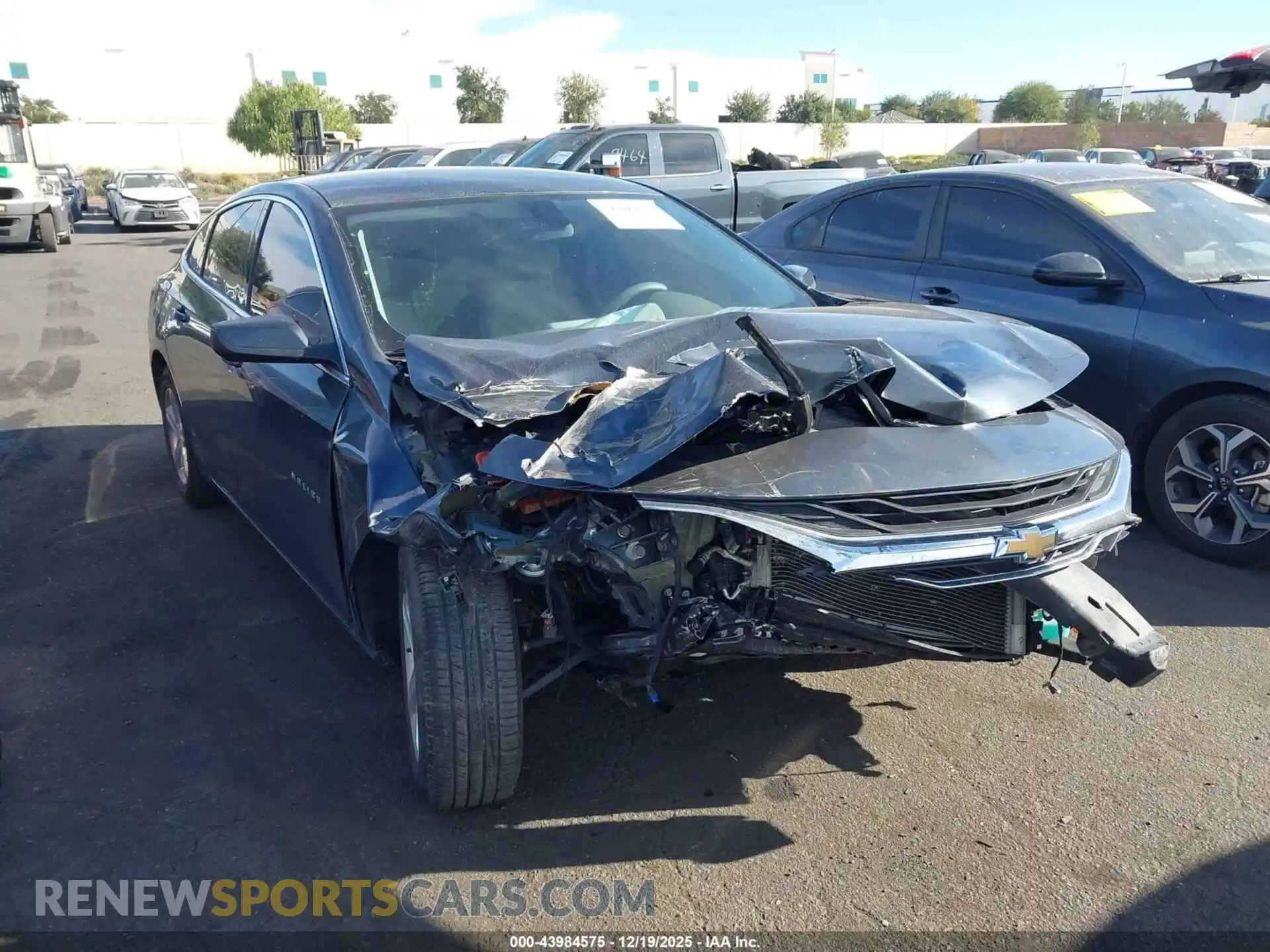 1 Photograph of a damaged car 1G1ZB5STXMF059719 CHEVROLET MALIBU 2021