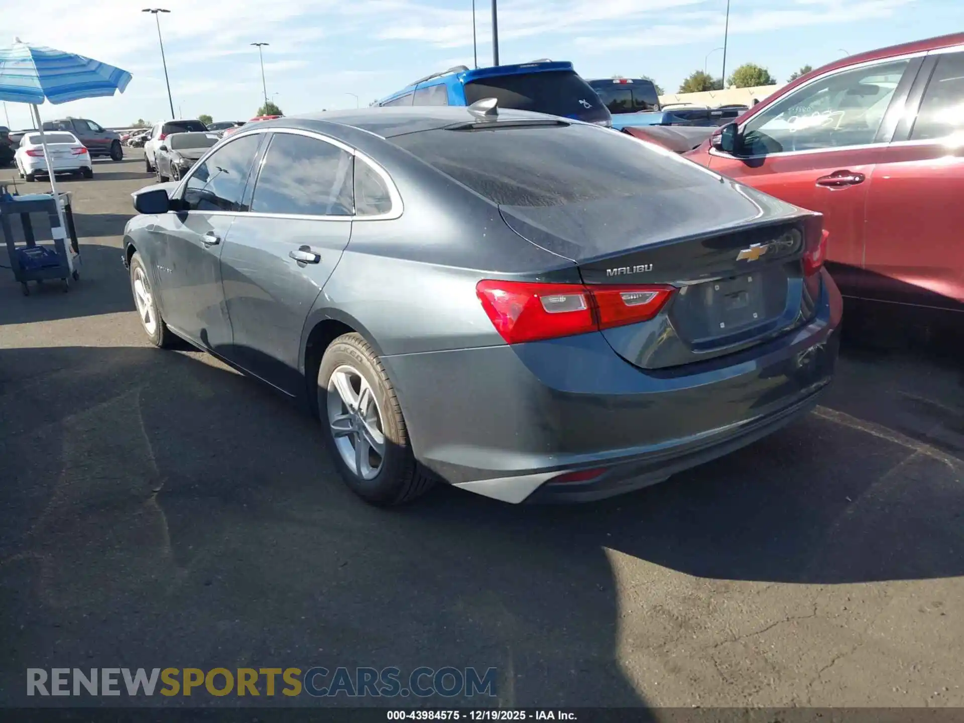3 Photograph of a damaged car 1G1ZB5STXMF059719 CHEVROLET MALIBU 2021
