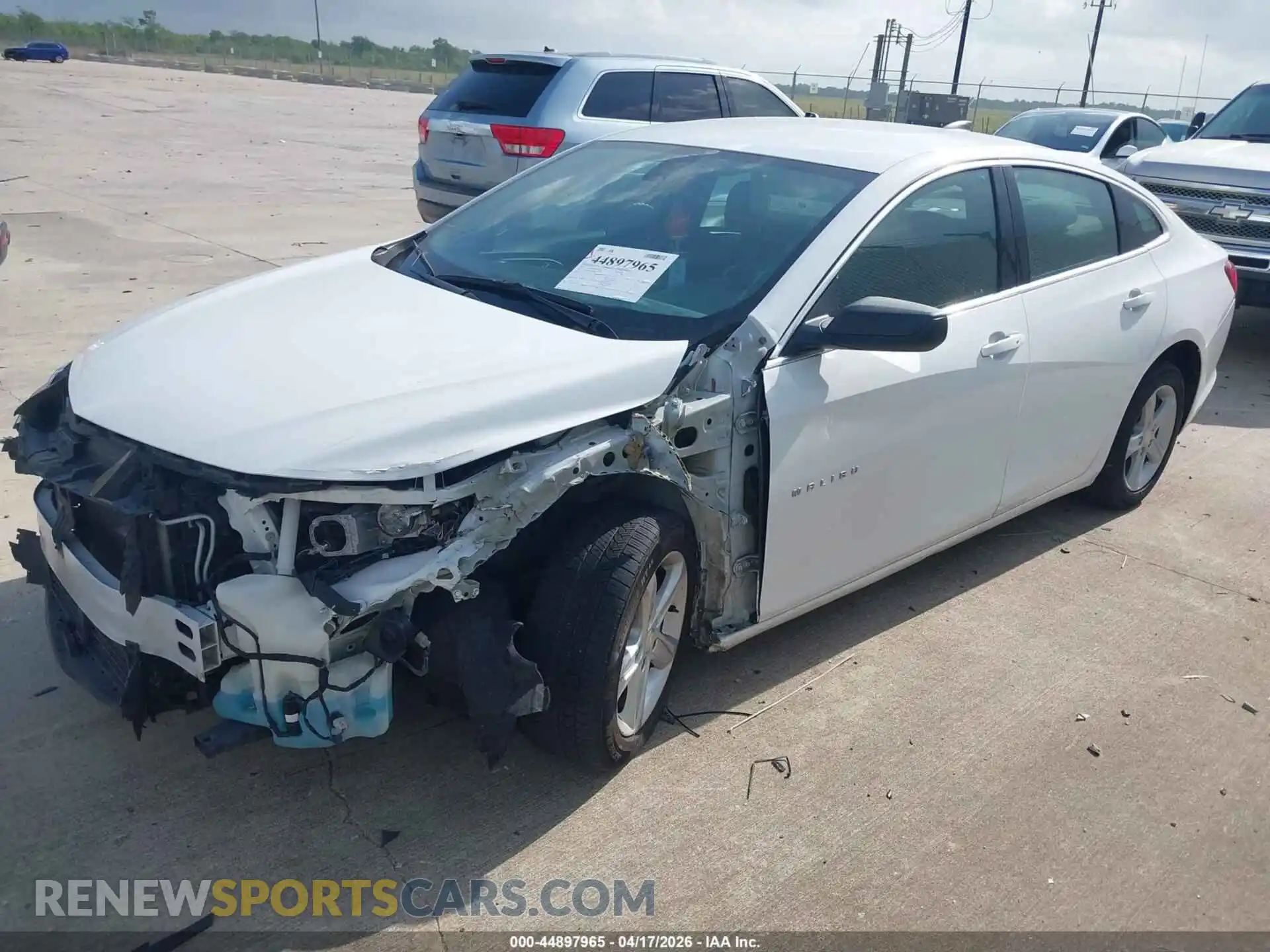 2 Photograph of a damaged car 1G1ZB5STXMF089240 CHEVROLET MALIBU 2021