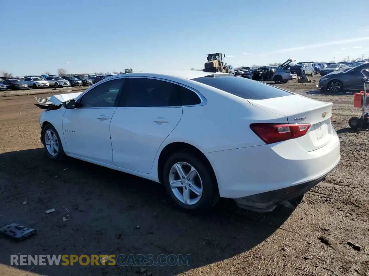 2 Photograph of a damaged car 1G1ZB5STXMF090016 CHEVROLET MALIBU 2021
