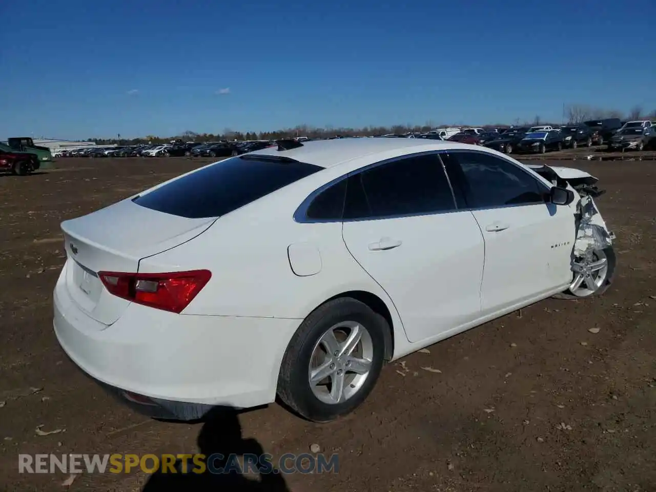 3 Photograph of a damaged car 1G1ZB5STXMF090016 CHEVROLET MALIBU 2021