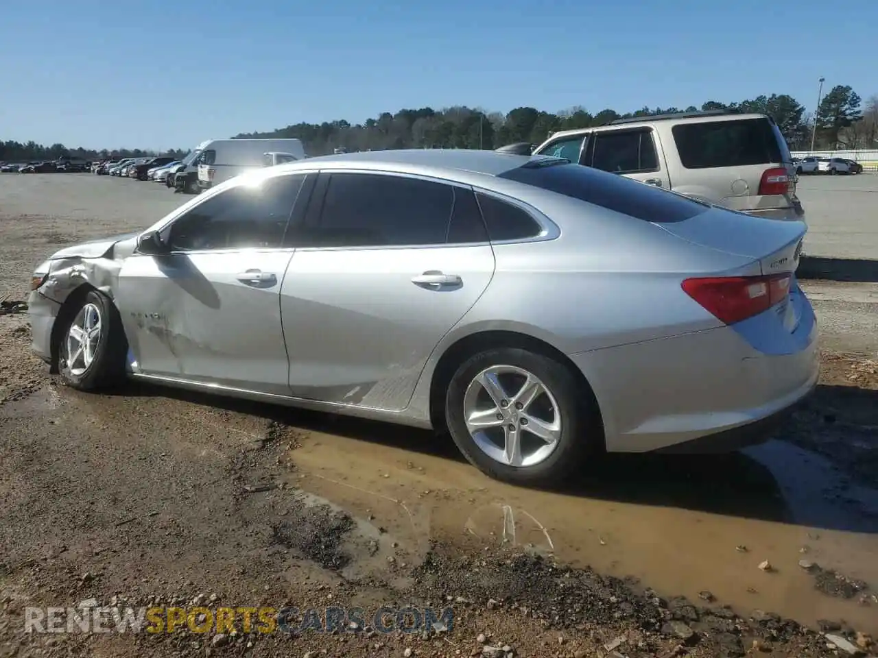 2 Photograph of a damaged car 1G1ZC5ST0MF038553 CHEVROLET MALIBU 2021
