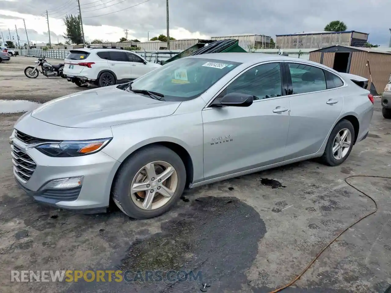 1 Photograph of a damaged car 1G1ZC5ST0MF081886 CHEVROLET MALIBU 2021