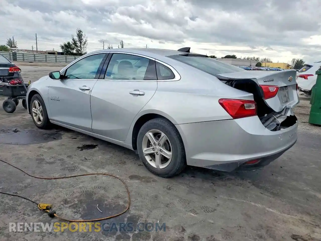 2 Photograph of a damaged car 1G1ZC5ST0MF081886 CHEVROLET MALIBU 2021