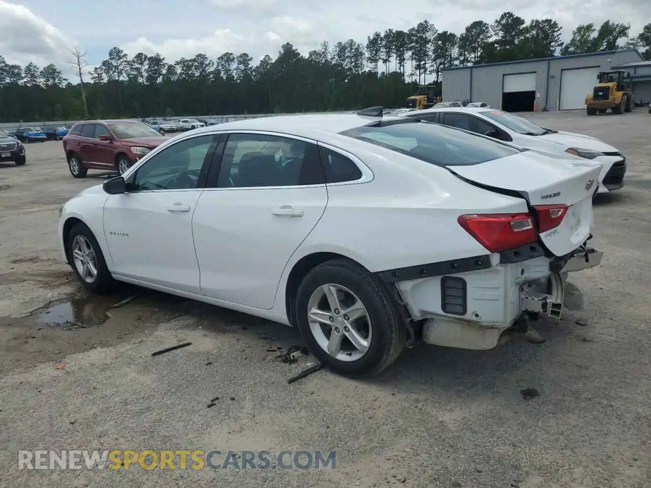 2 Photograph of a damaged car 1G1ZC5ST0MF087929 CHEVROLET MALIBU 2021