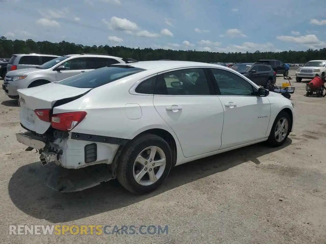 3 Photograph of a damaged car 1G1ZC5ST0MF087929 CHEVROLET MALIBU 2021
