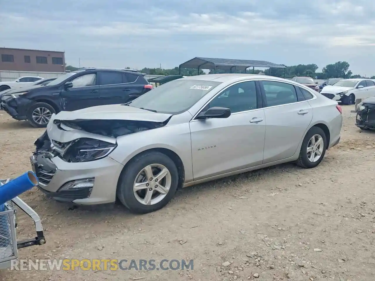 1 fotografías del automóvil dañado 1G1ZC5ST1MF036181 CHEVROLET MALIBU 2021