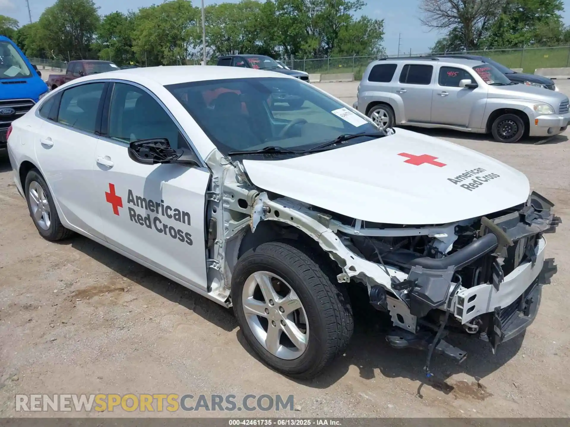 1 Photograph of a damaged car 1G1ZC5ST2MF032589 CHEVROLET MALIBU 2021