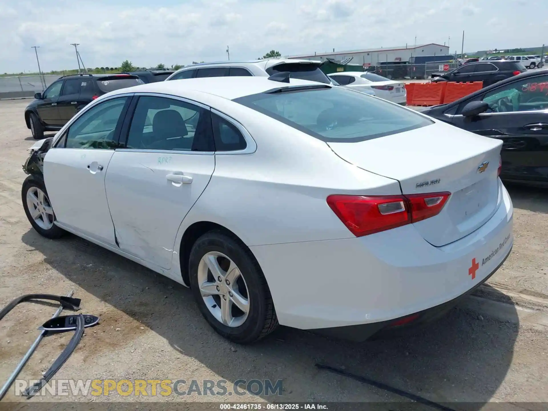 3 Photograph of a damaged car 1G1ZC5ST2MF032589 CHEVROLET MALIBU 2021
