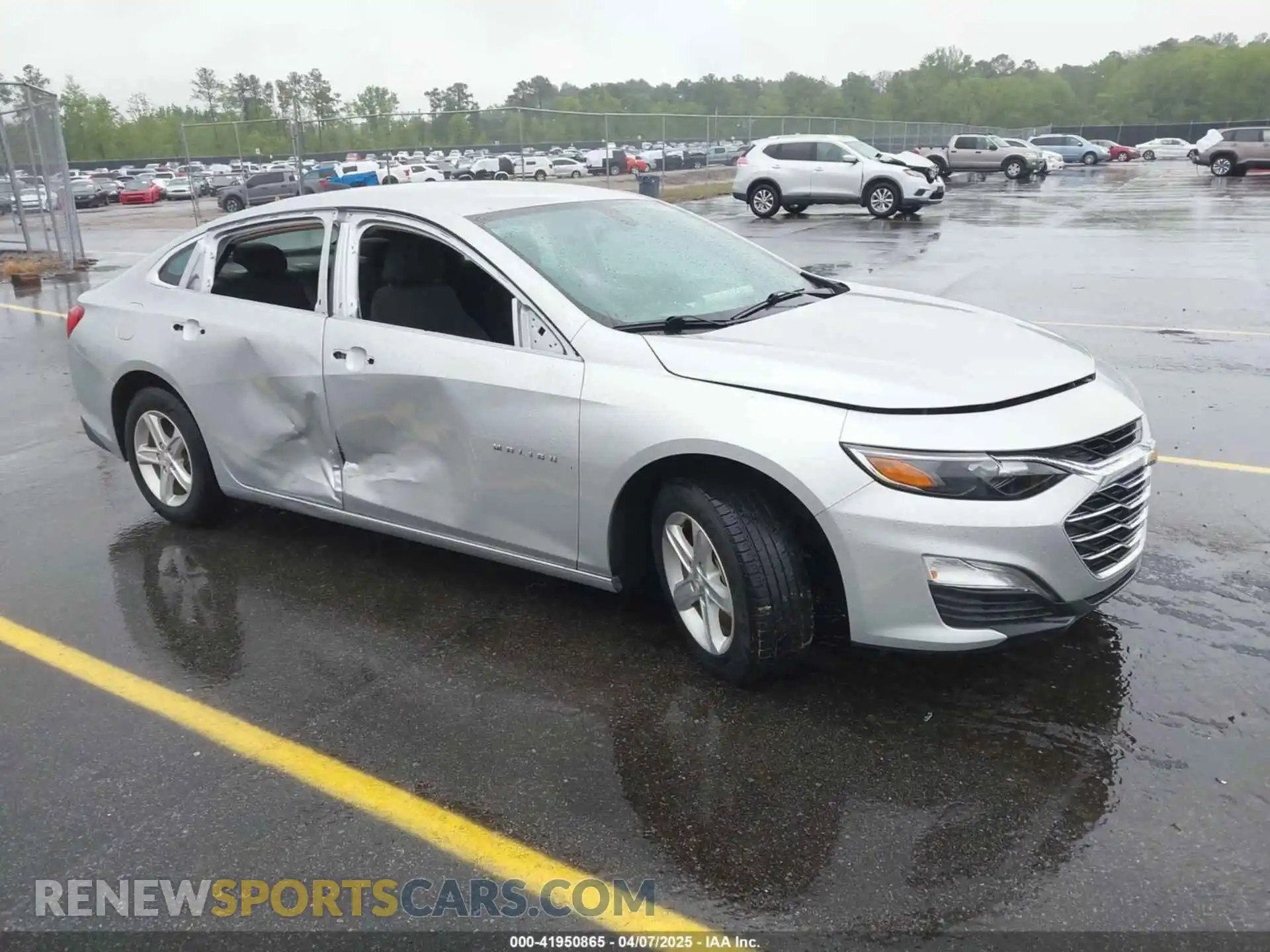 1 Photograph of a damaged car 1G1ZC5ST2MF033046 CHEVROLET MALIBU 2021