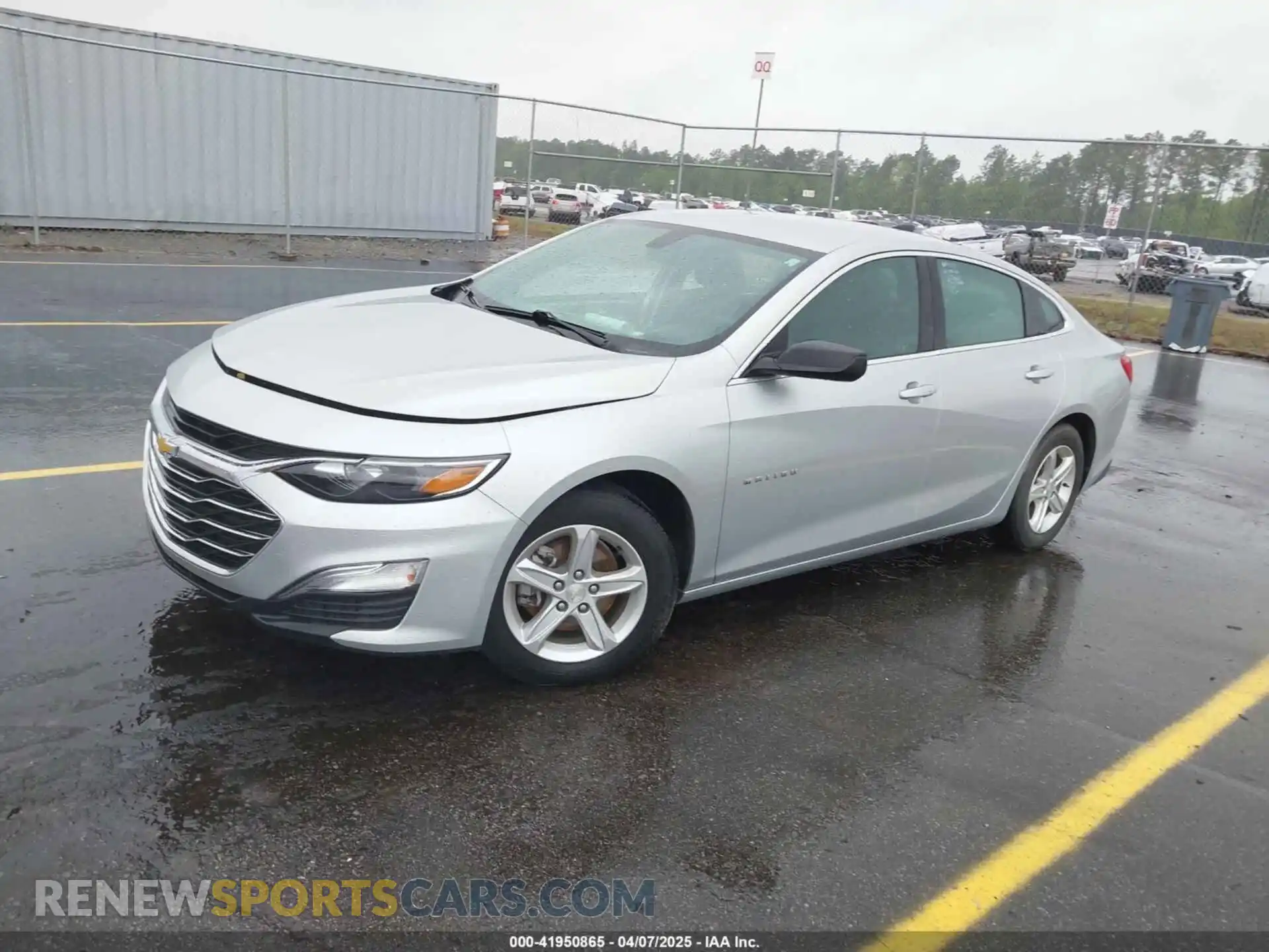 2 Photograph of a damaged car 1G1ZC5ST2MF033046 CHEVROLET MALIBU 2021