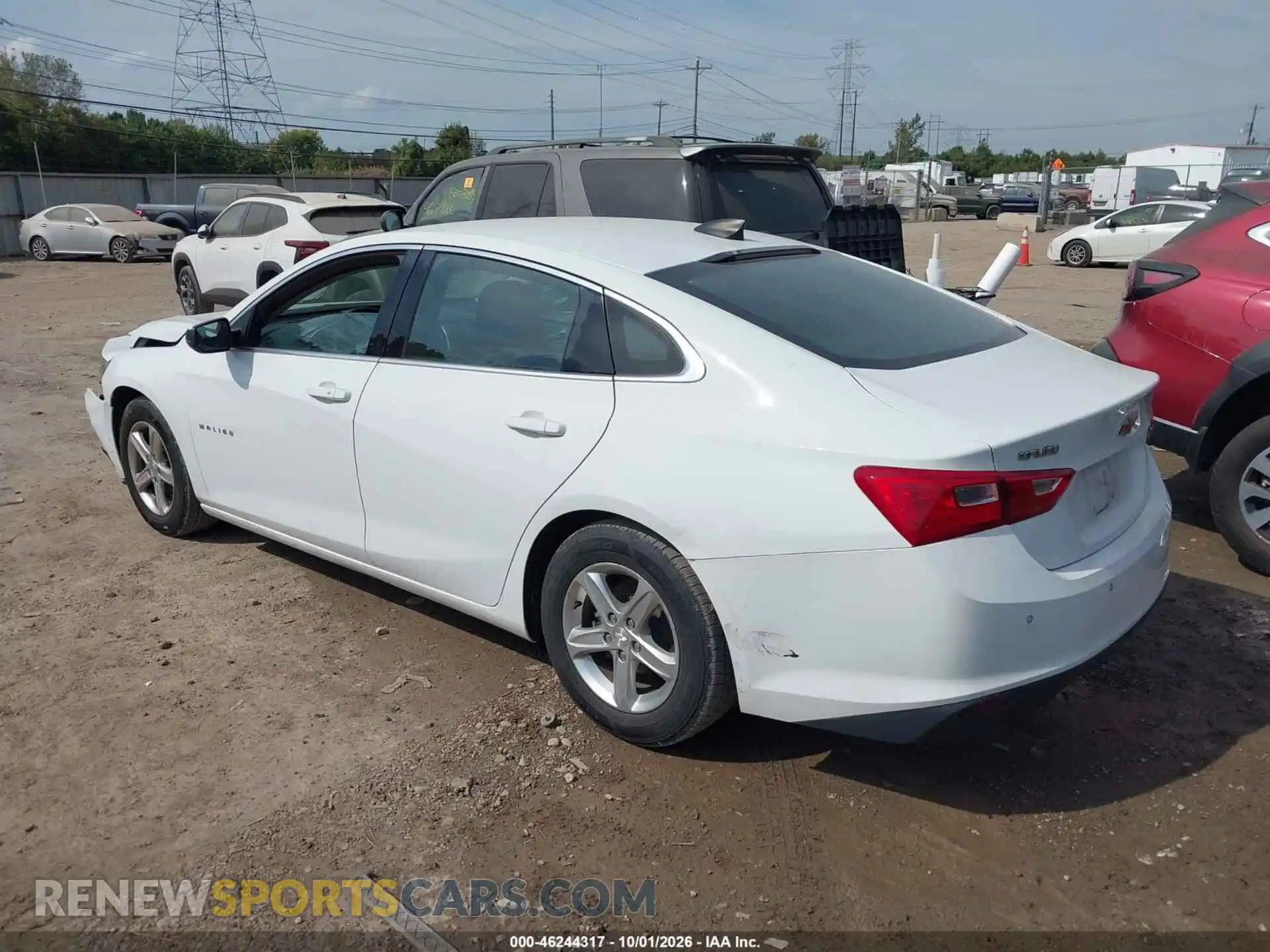 3 Photograph of a damaged car 1G1ZC5ST2MF039199 CHEVROLET MALIBU 2021
