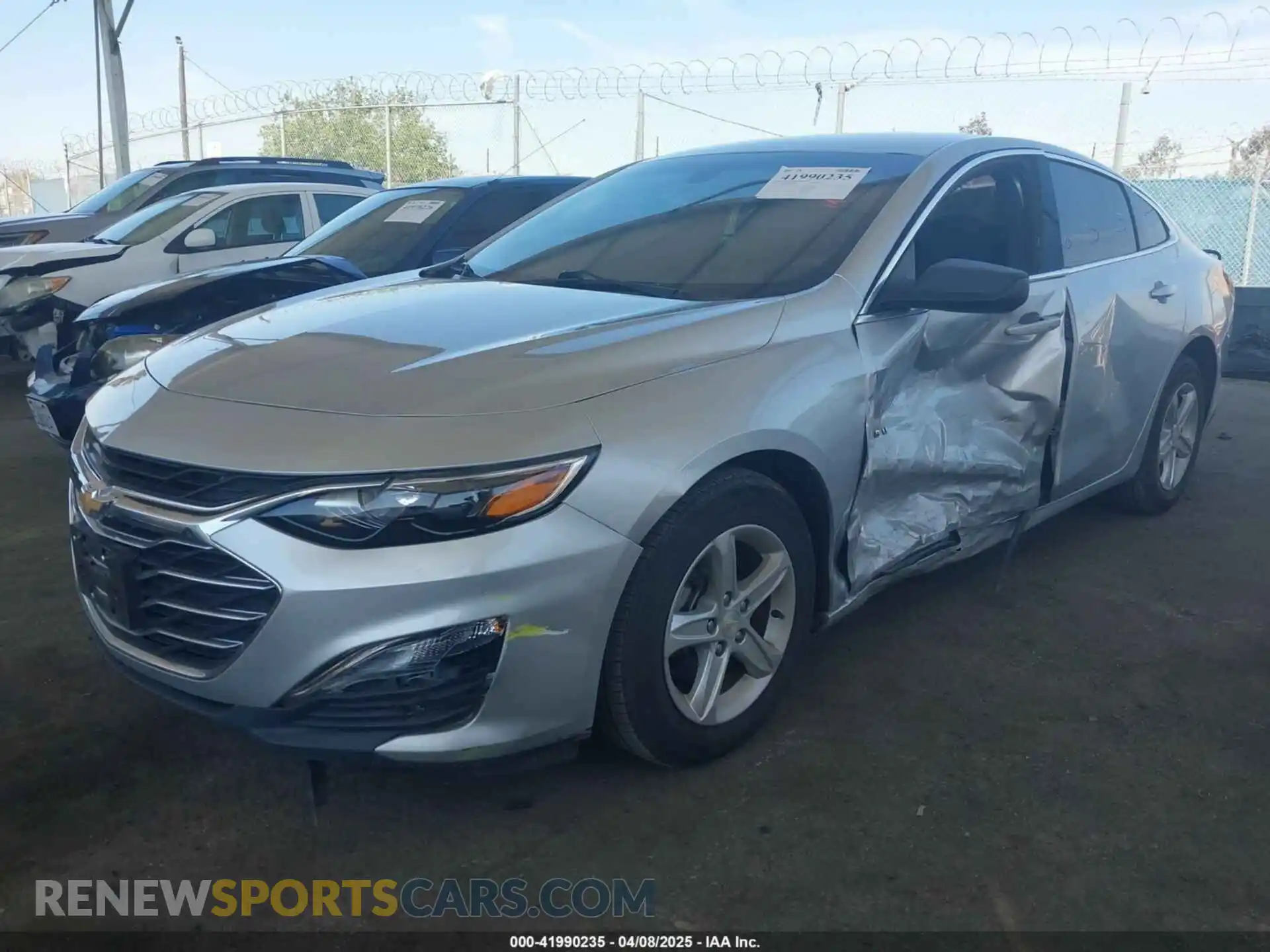 2 Photograph of a damaged car 1G1ZC5ST2MF039980 CHEVROLET MALIBU 2021