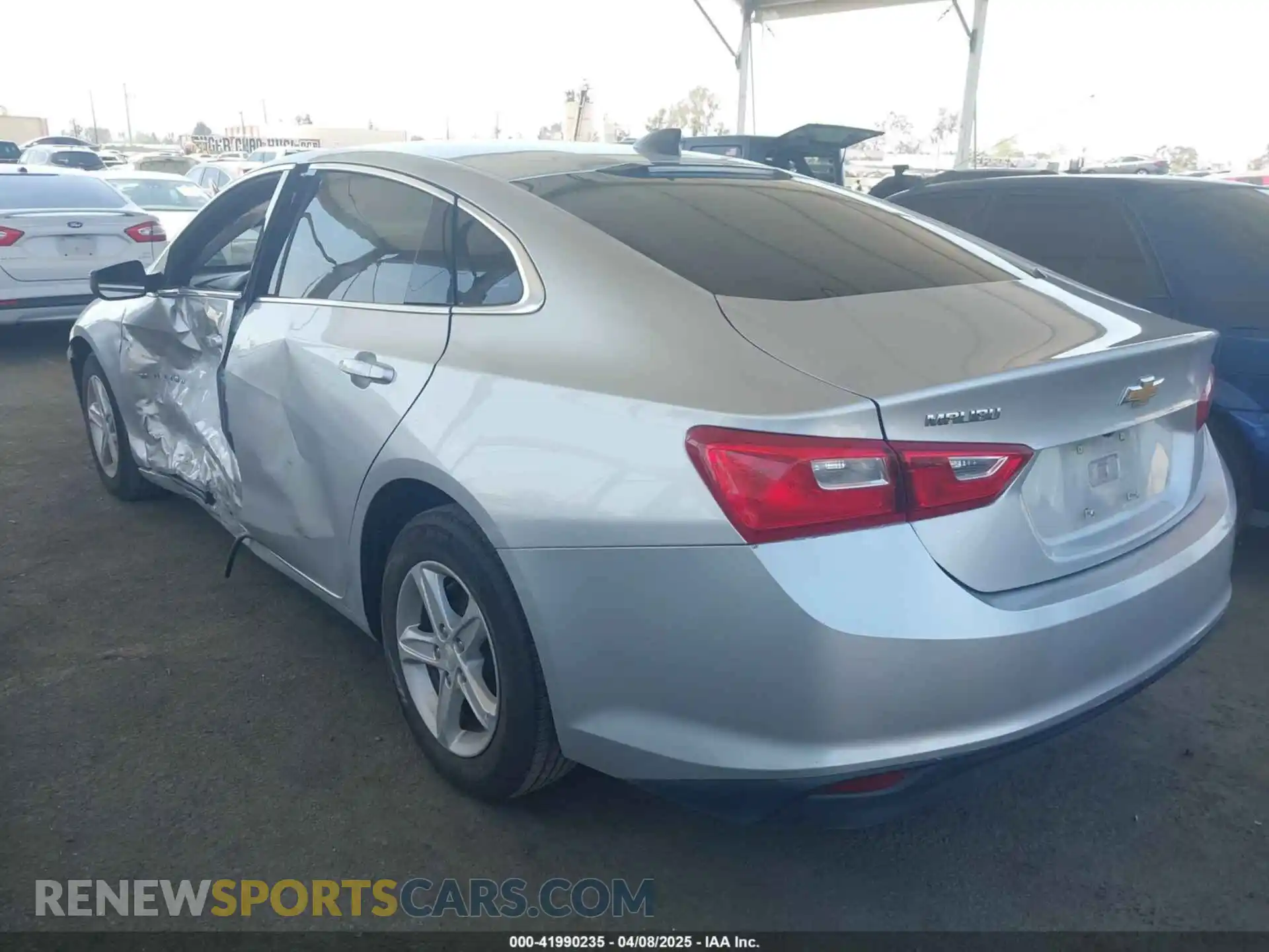 3 Photograph of a damaged car 1G1ZC5ST2MF039980 CHEVROLET MALIBU 2021