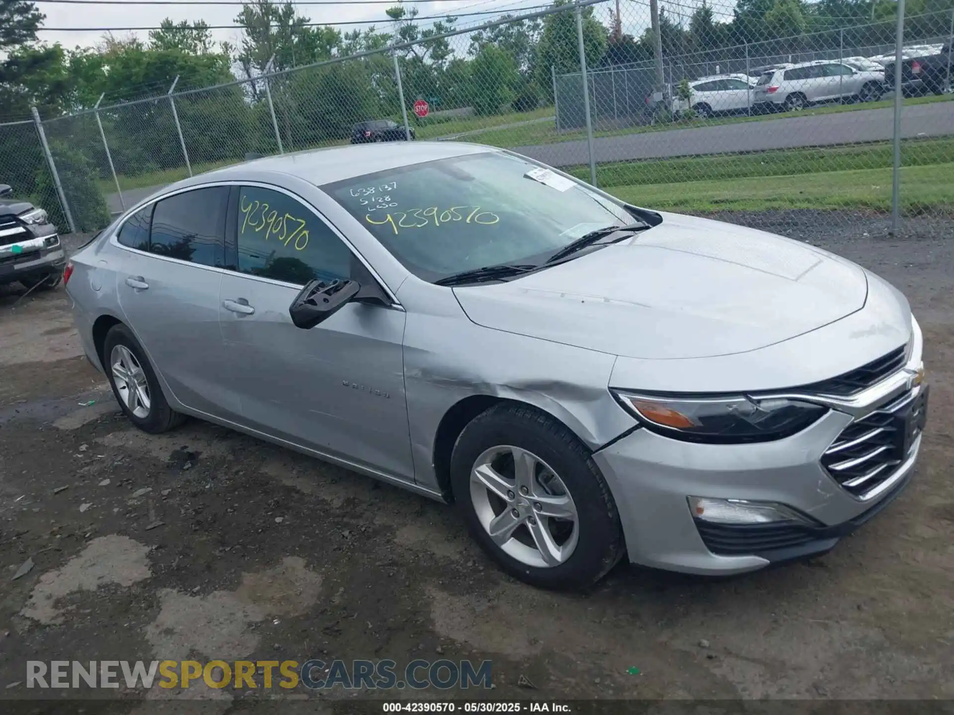 1 Photograph of a damaged car 1G1ZC5ST2MF084143 CHEVROLET MALIBU 2021