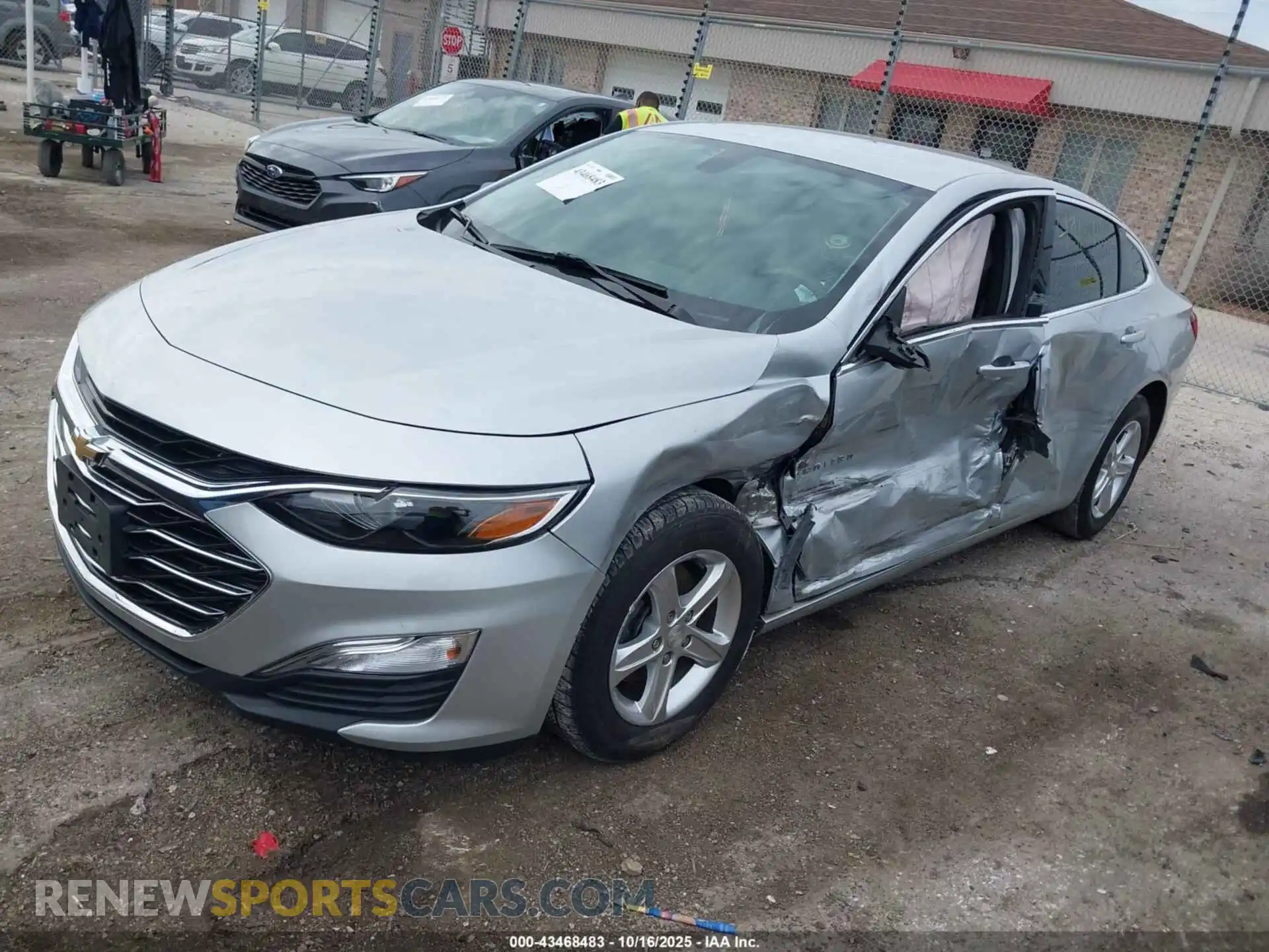 2 Photograph of a damaged car 1G1ZC5ST3MF036084 CHEVROLET MALIBU 2021
