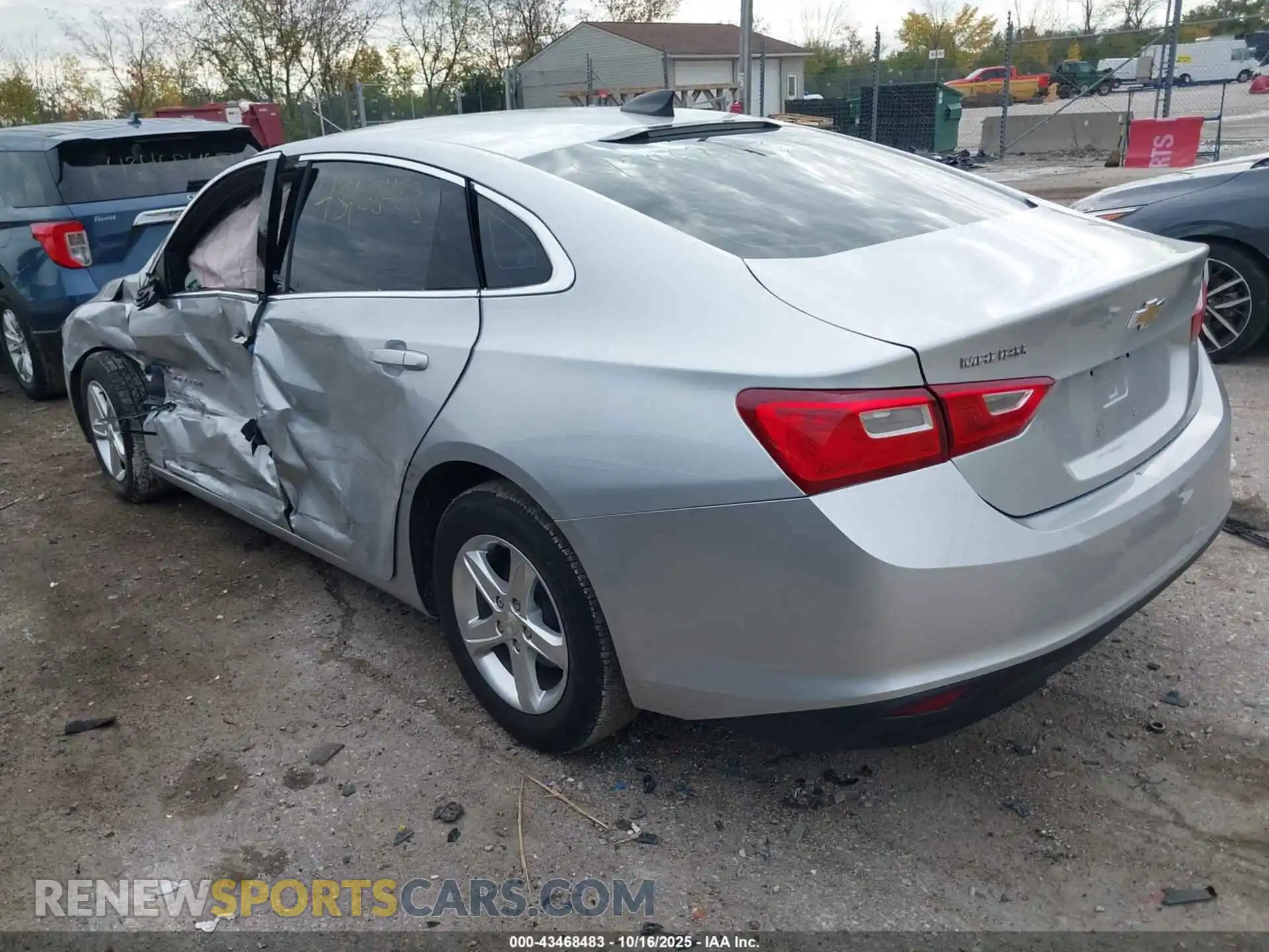 3 Photograph of a damaged car 1G1ZC5ST3MF036084 CHEVROLET MALIBU 2021