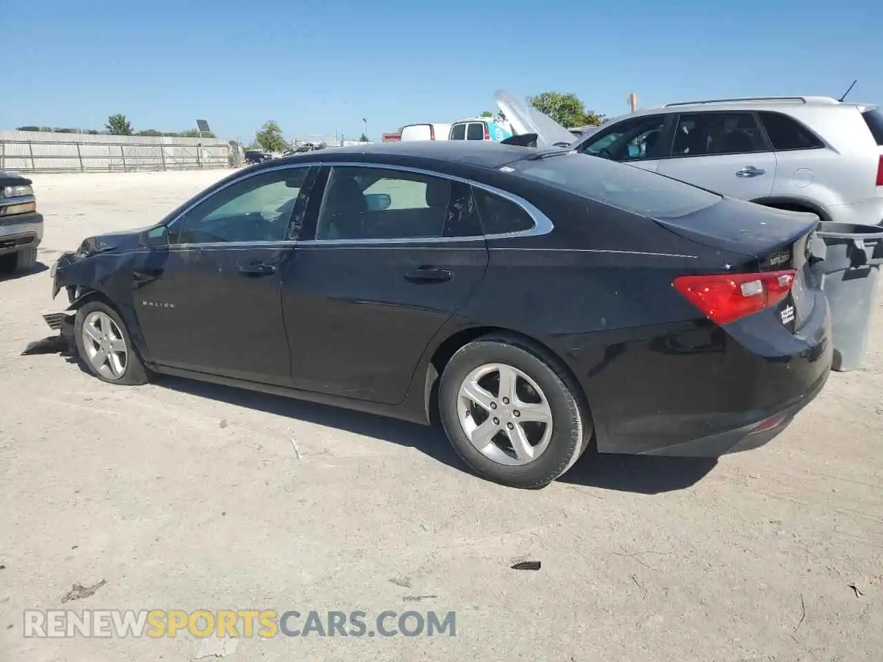 2 fotografías del automóvil dañado 1G1ZC5ST3MF039499 CHEVROLET MALIBU 2021