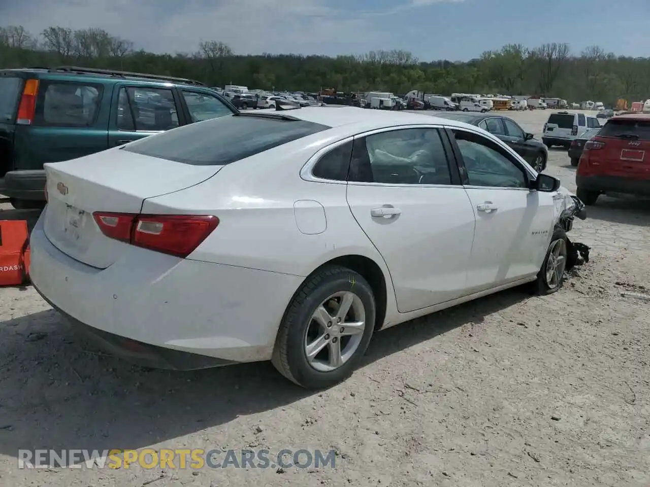 3 Photograph of a damaged car 1G1ZC5ST3MF086161 CHEVROLET MALIBU 2021