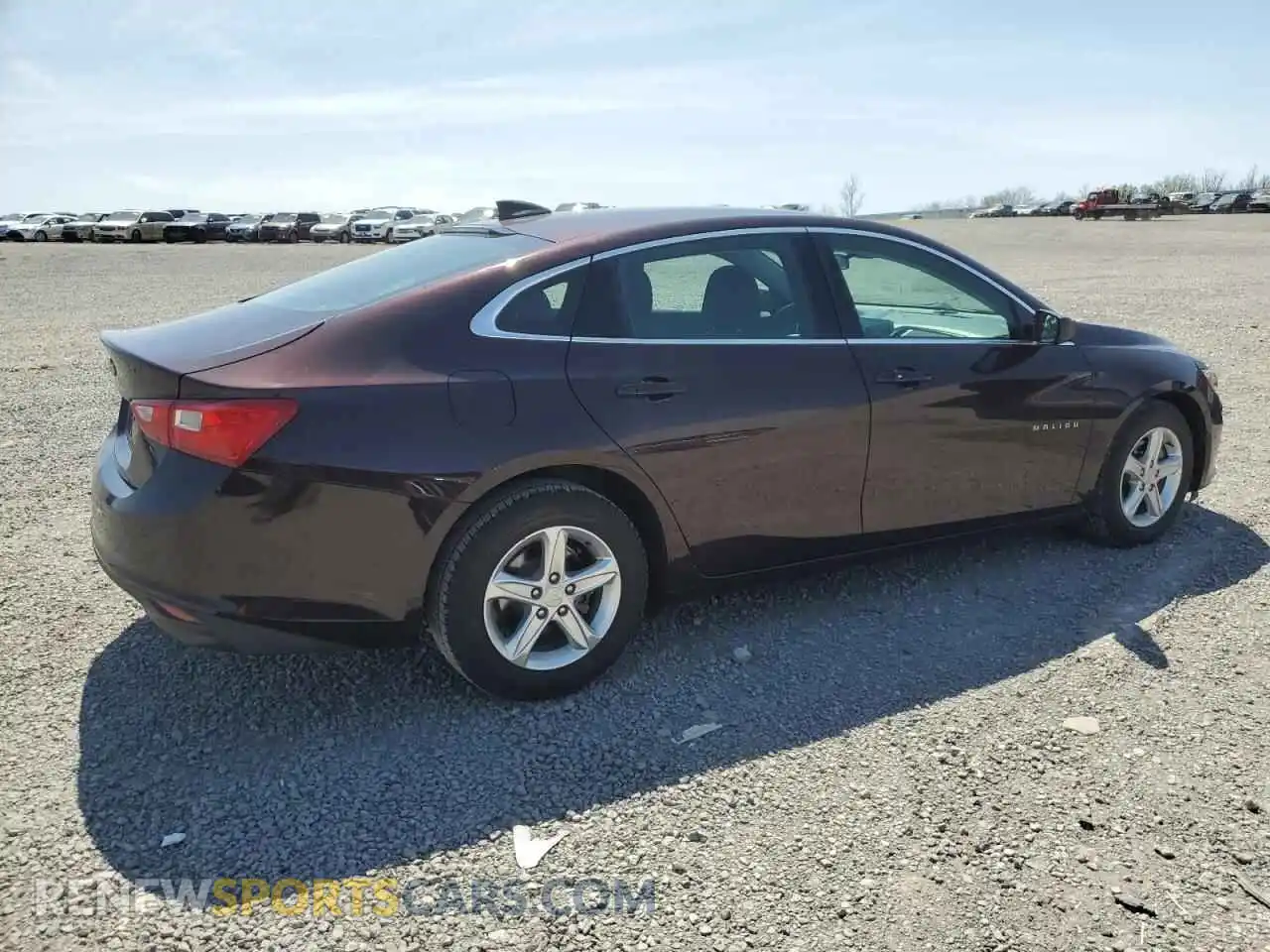 3 Photograph of a damaged car 1G1ZC5ST4MF039463 CHEVROLET MALIBU 2021