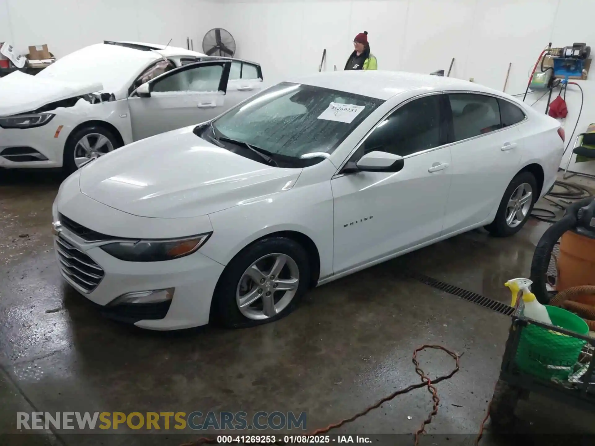 2 Photograph of a damaged car 1G1ZC5ST4MF085276 CHEVROLET MALIBU 2021