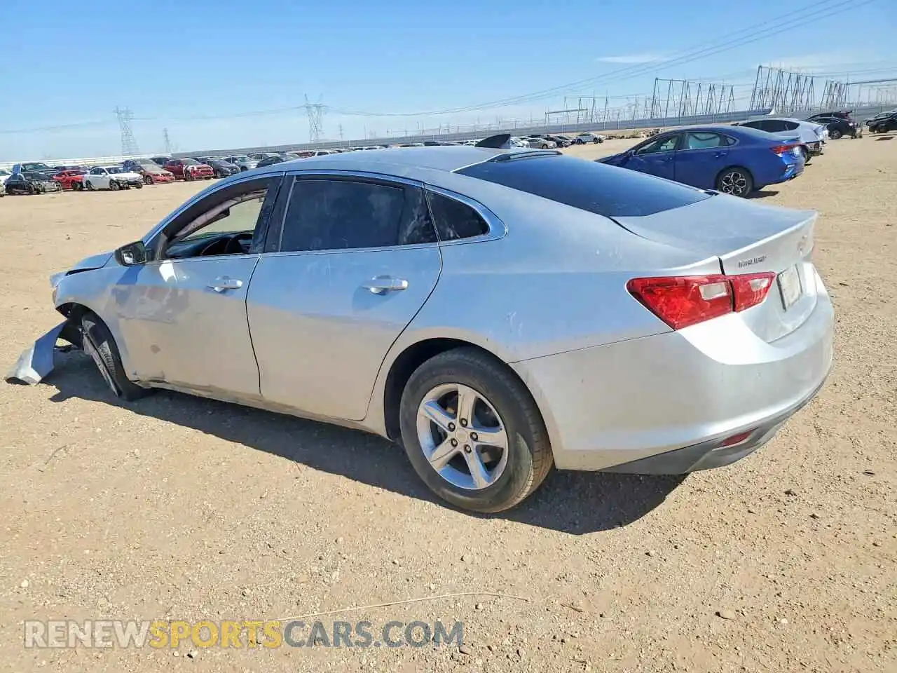 2 fotografías del automóvil dañado 1G1ZC5ST6MF053543 CHEVROLET MALIBU 2021