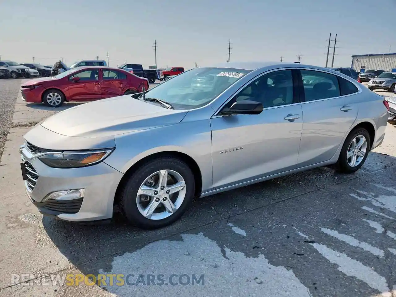 1 Photograph of a damaged car 1G1ZC5ST6MF082962 CHEVROLET MALIBU 2021