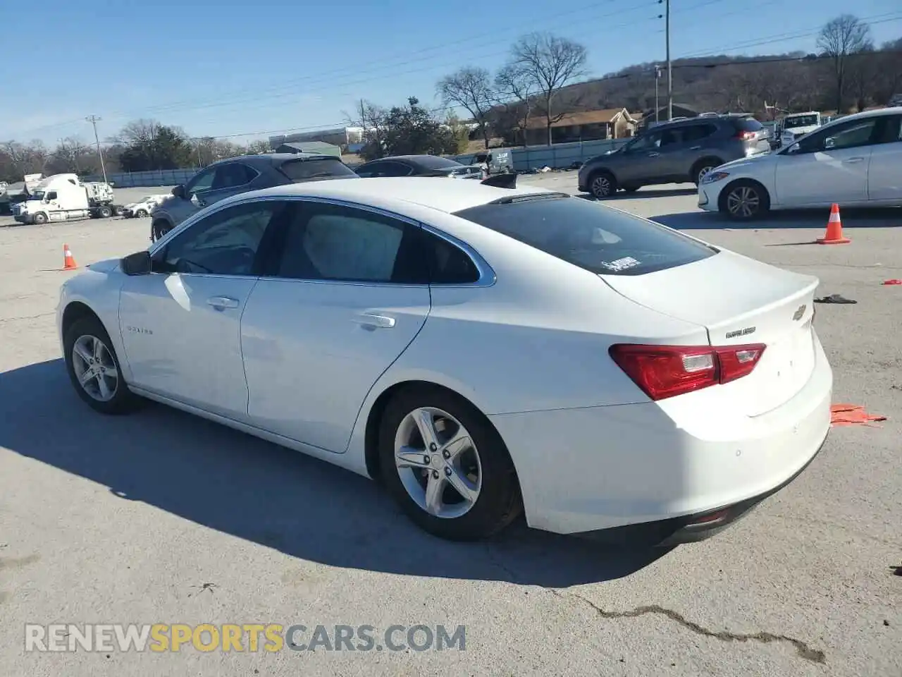 2 Photograph of a damaged car 1G1ZC5ST6MF086252 CHEVROLET MALIBU 2021