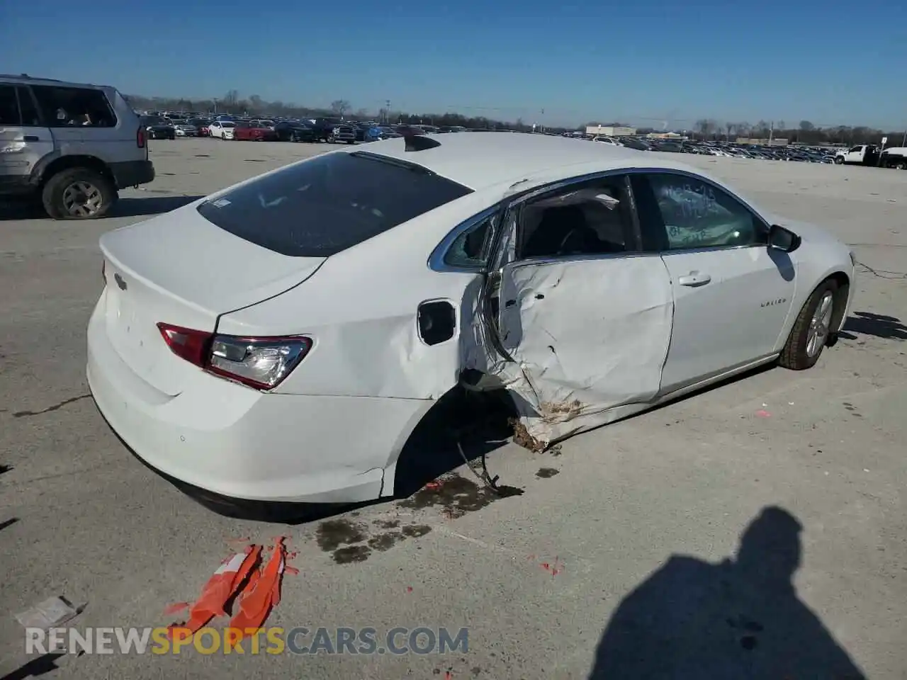 3 Photograph of a damaged car 1G1ZC5ST6MF086252 CHEVROLET MALIBU 2021