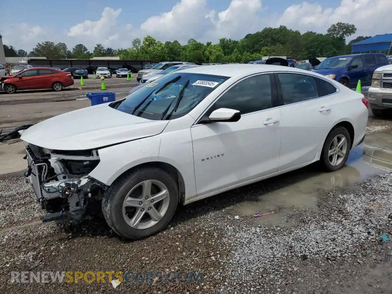 1 Фотография поврежденного автомобиля 1G1ZC5ST6MF088051 CHEVROLET MALIBU 2021