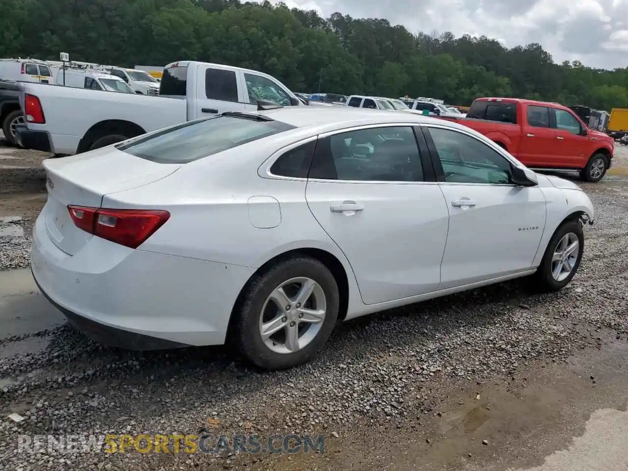 3 Фотография поврежденного автомобиля 1G1ZC5ST6MF088051 CHEVROLET MALIBU 2021