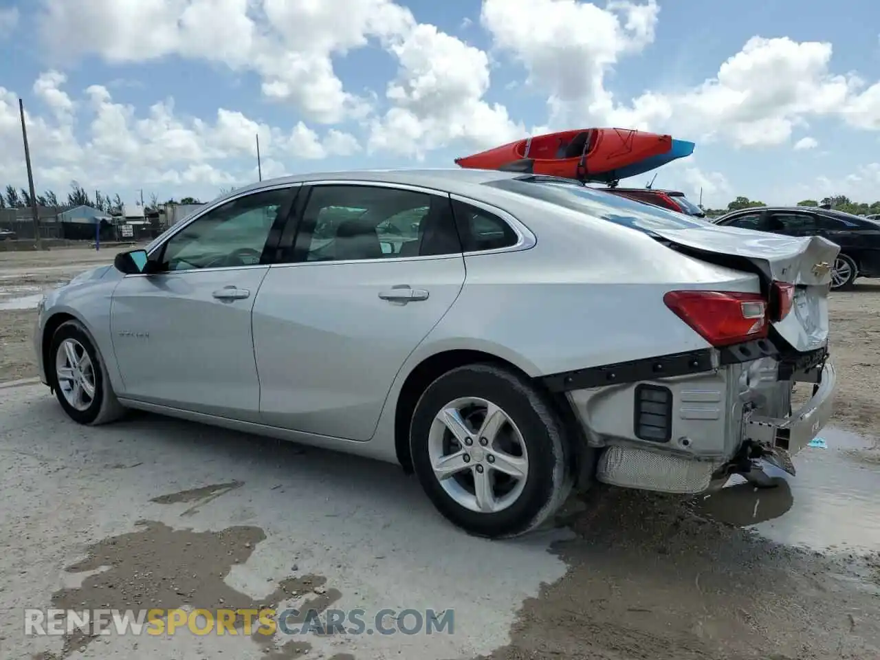2 Photograph of a damaged car 1G1ZC5ST8MF038140 CHEVROLET MALIBU 2021